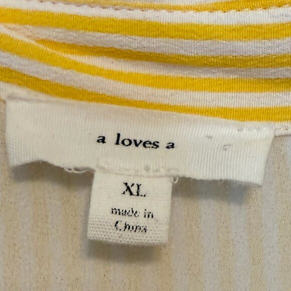Yellow Striped Maxi Dress - Picture 3 of 5